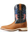 Image #2 - Ariat Men's Ridgeback VentTEK Performance Western Boots - Broad Square Toe , Brown, hi-res