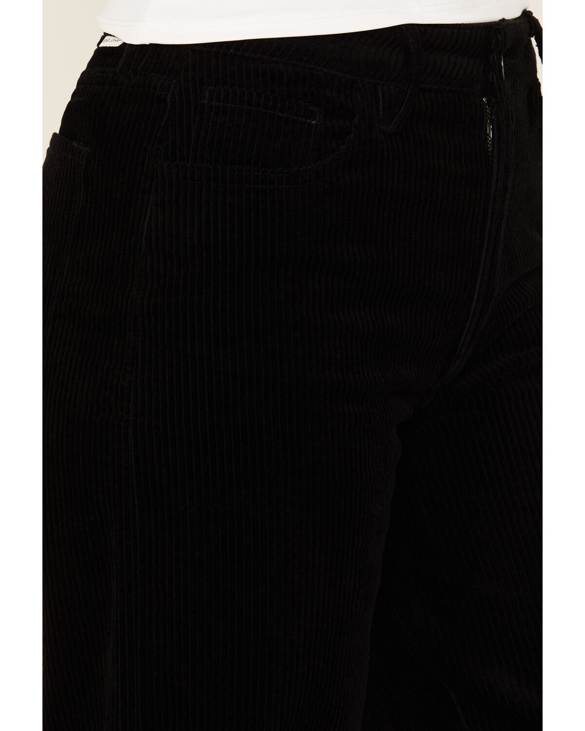 Image #2 - Dear John Women's Fiona High Rise Wide Leg Denim Jeans, Black, hi-res