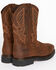 Cody James Men's Waterproof Pull On Work Boots - Composite Toe , Brown, hi-res