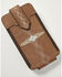Cody James Men's Southwestern Rodeo Cell Phone Wallet, Brown, hi-res