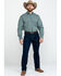 Image #6 - Tuf Cooper Men's Competition Brown Check Plaid Long Sleeve Western Shirt, Brown, hi-res