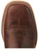 Image #6 - Hondo Boots Men's Cowhide Western Boots - Broad Square Toe, Brown, hi-res