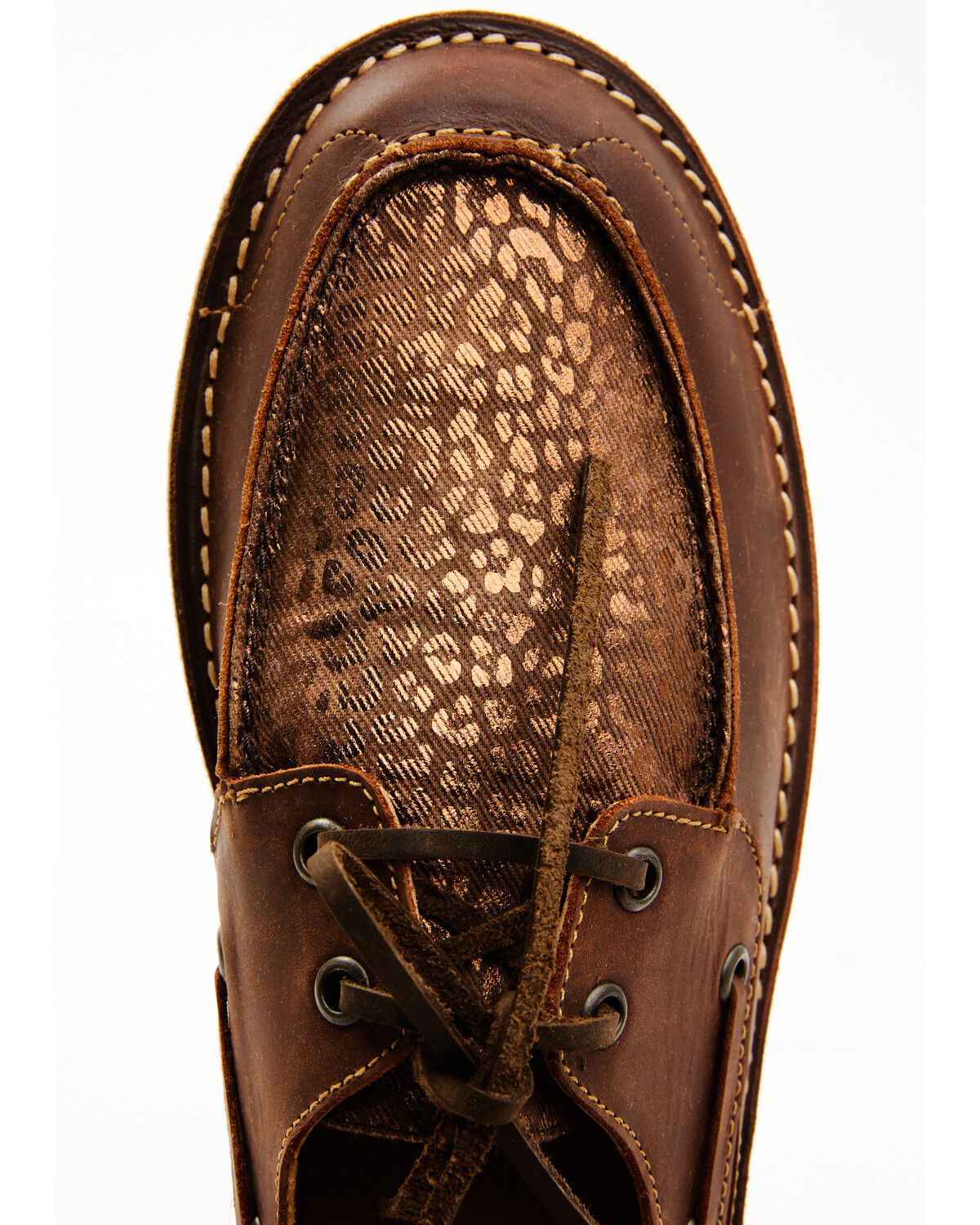 Image #6 - RANK 45® Women's Remi Metallic Cheetah Print Slip-On Casual Shoes - Moc Toe, Brown, hi-res