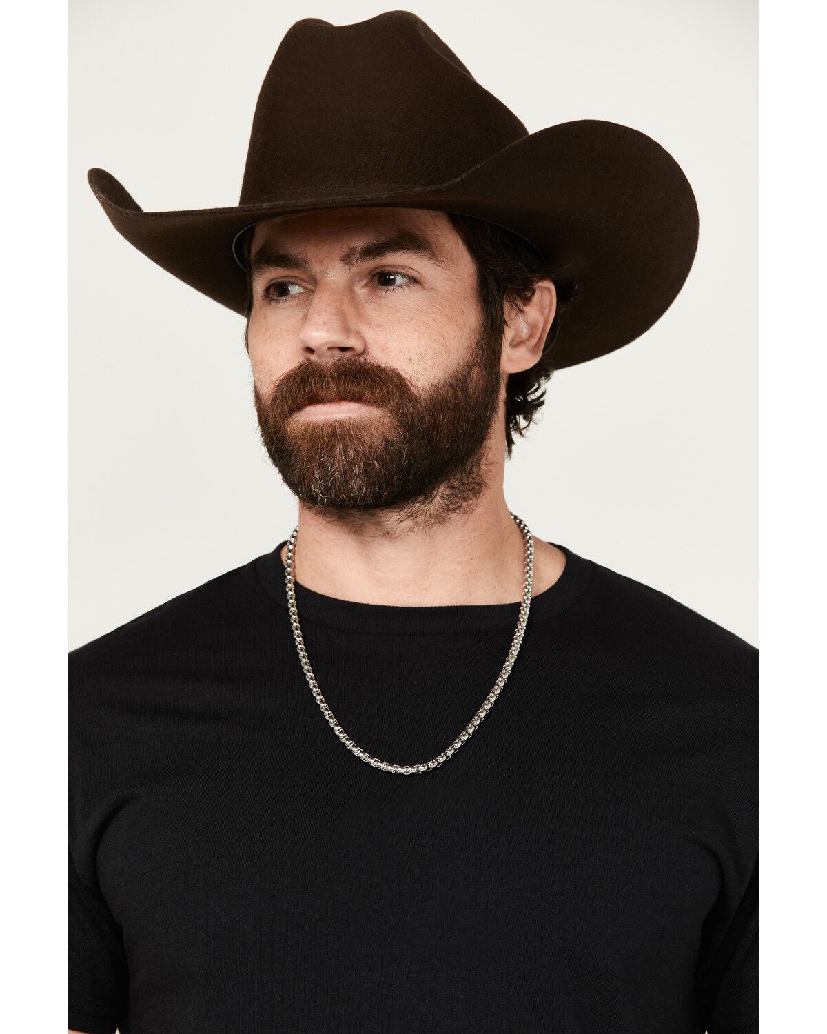 Cody James Men's Bolo Chain Necklace, Silver, hi-res