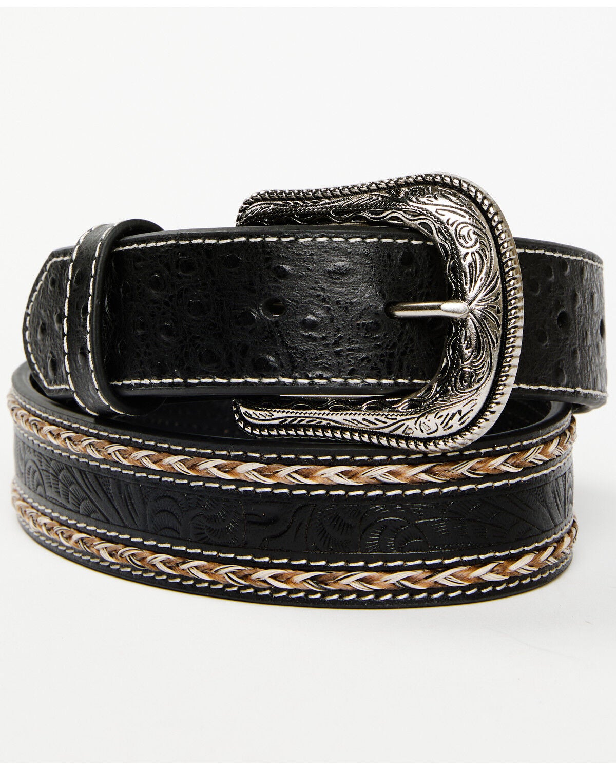 【極美品】高級馬毛ドレスベルト　Horse Hair Belt　USA製/正規品 極美品】高級馬毛ドレスベルトHorse Hair BeltUSA製/正規品