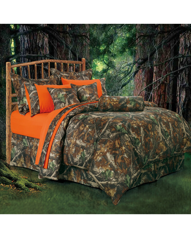 Hiend Accents Realtree Camo Full Size Comforter Set Sheplers