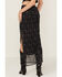 Image #4 - Rock & Roll Denim Women's Conversation Print Skirt, Black, hi-res