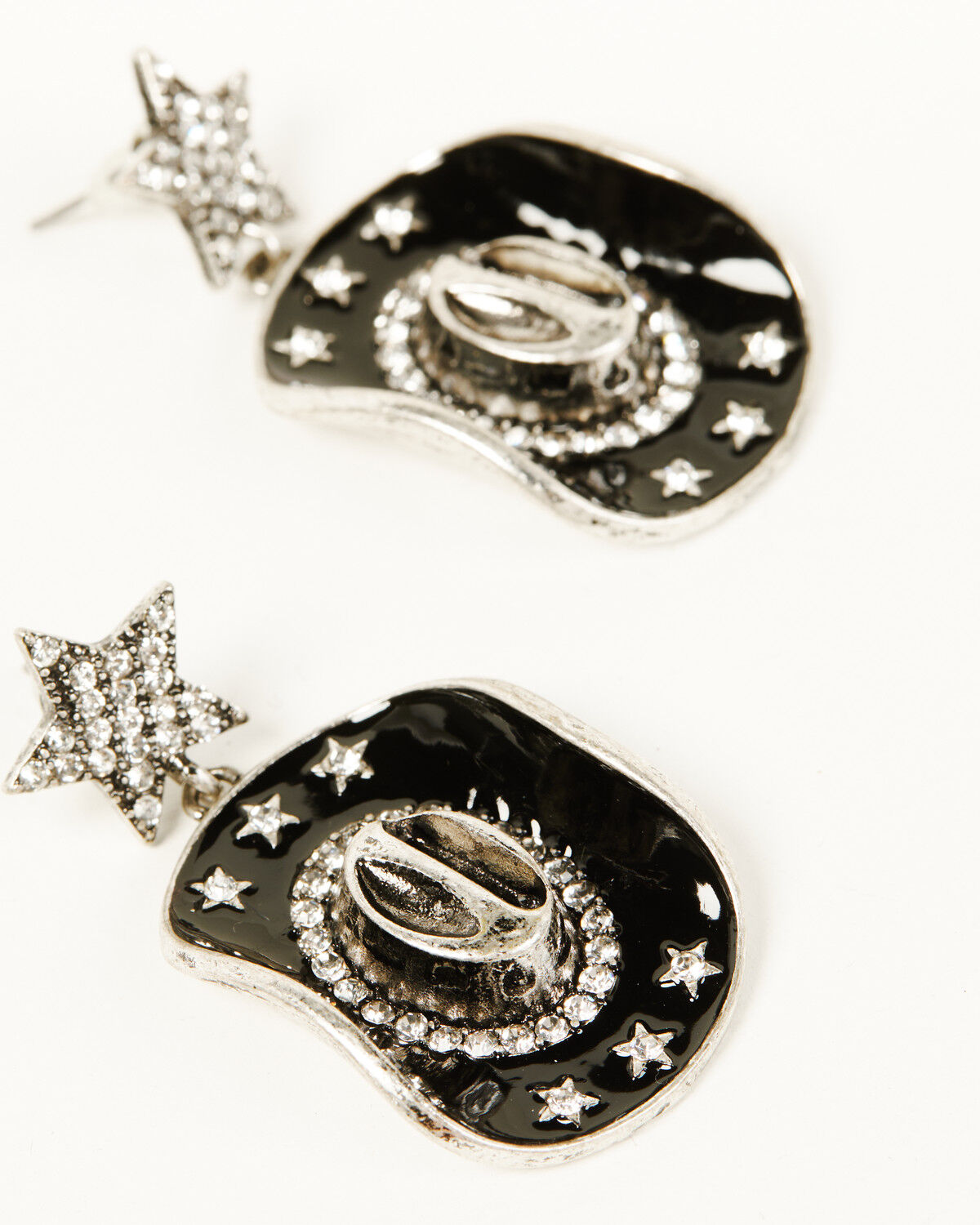 Image #2 - Idyllwind Women's Hatty Antique Earrings, Black, hi-res
