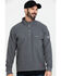Image #3 - Ariat Men's FR Rev 1/4 Zip Work Shirt, Charcoal, hi-res