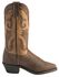 Abilene Women's Sage Inlay Western Boots - Pointed Toe, Distressed, hi-res