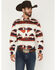 Image #1 - RANK 45&reg; Men's The Chief Southwestern Print Long Sleeve Button-Down Stretch Western Shirt, Multi, hi-res