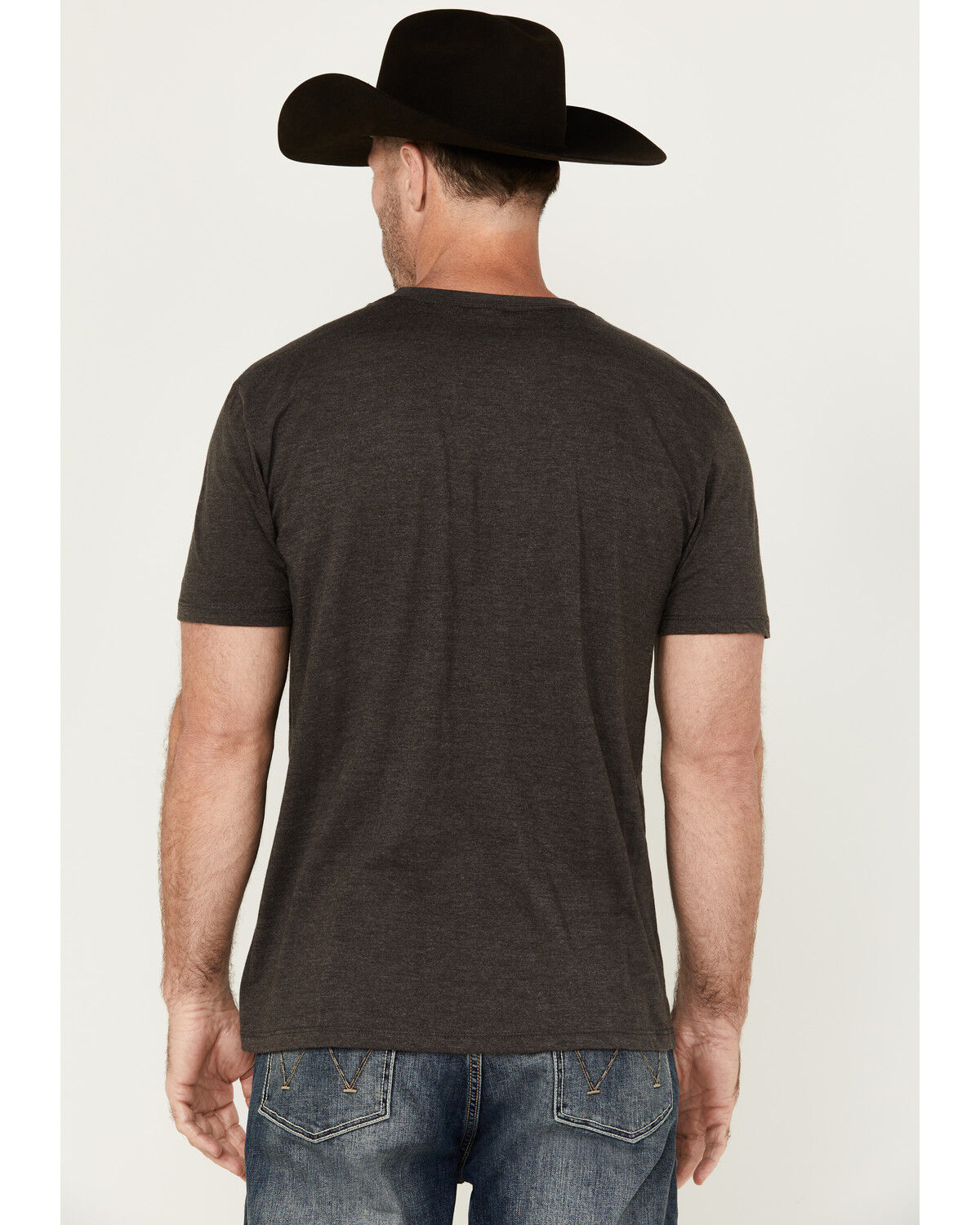 Image #4 - Moonshine Spirit Men's Bottle Lines Short Sleeve Graphic T-Shirt, Charcoal, hi-res