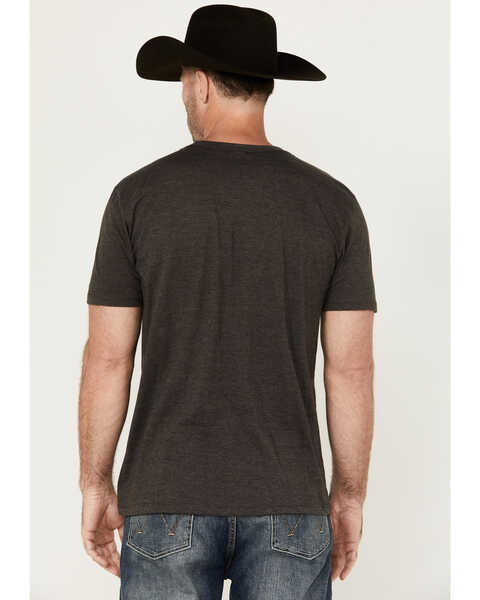 Image #4 - Moonshine Spirit Men's Bottle Lines Short Sleeve Graphic T-Shirt , Charcoal, hi-res