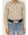 Image #3 - Wrangler 20X Boys' Paisley Print Long Sleeve Snap Stretch Western Shirt , Tan, hi-res