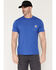 Image #1 - Carhartt Men's Force&reg; Relaxed Fit Short Sleeve Pocket T-Shirt, Blue, hi-res