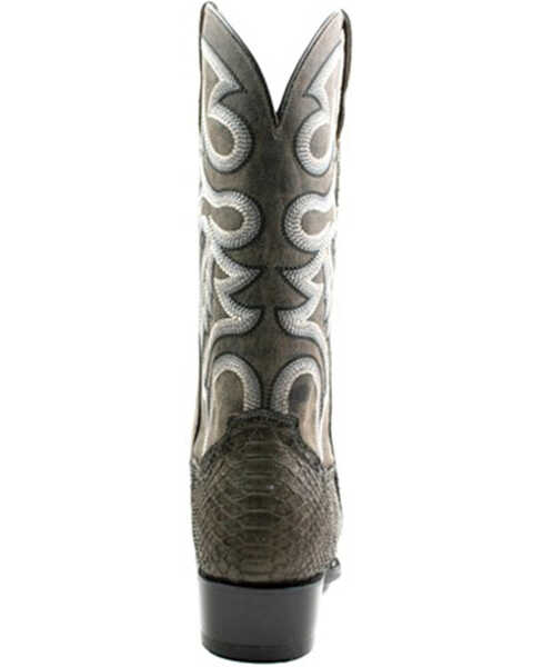 Image #5 - Dan Post Men's Exotic Python Western Boots - Snip Toe, Grey, hi-res