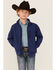 Cody James Boys' Coolville Softshell Bomber Jacket , Royal Blue, hi-res