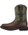 Ariat Men's Sierra Western Work Boots - Steel Toe, Dark Brown, hi-res