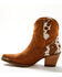 Image #3 - Dingo Women's Texas Charm Suede Western Booties - Round Toe, Camel, hi-res