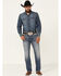 Image #1 - Cody James Core Men's Buster Wash Jackson Slim Straight Stretch Denim Jeans, Blue, hi-res