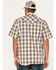 Image #4 - Moonshine Spirit Men's Twisted Barb Plaid Snap Western Shirt, Brown, hi-res