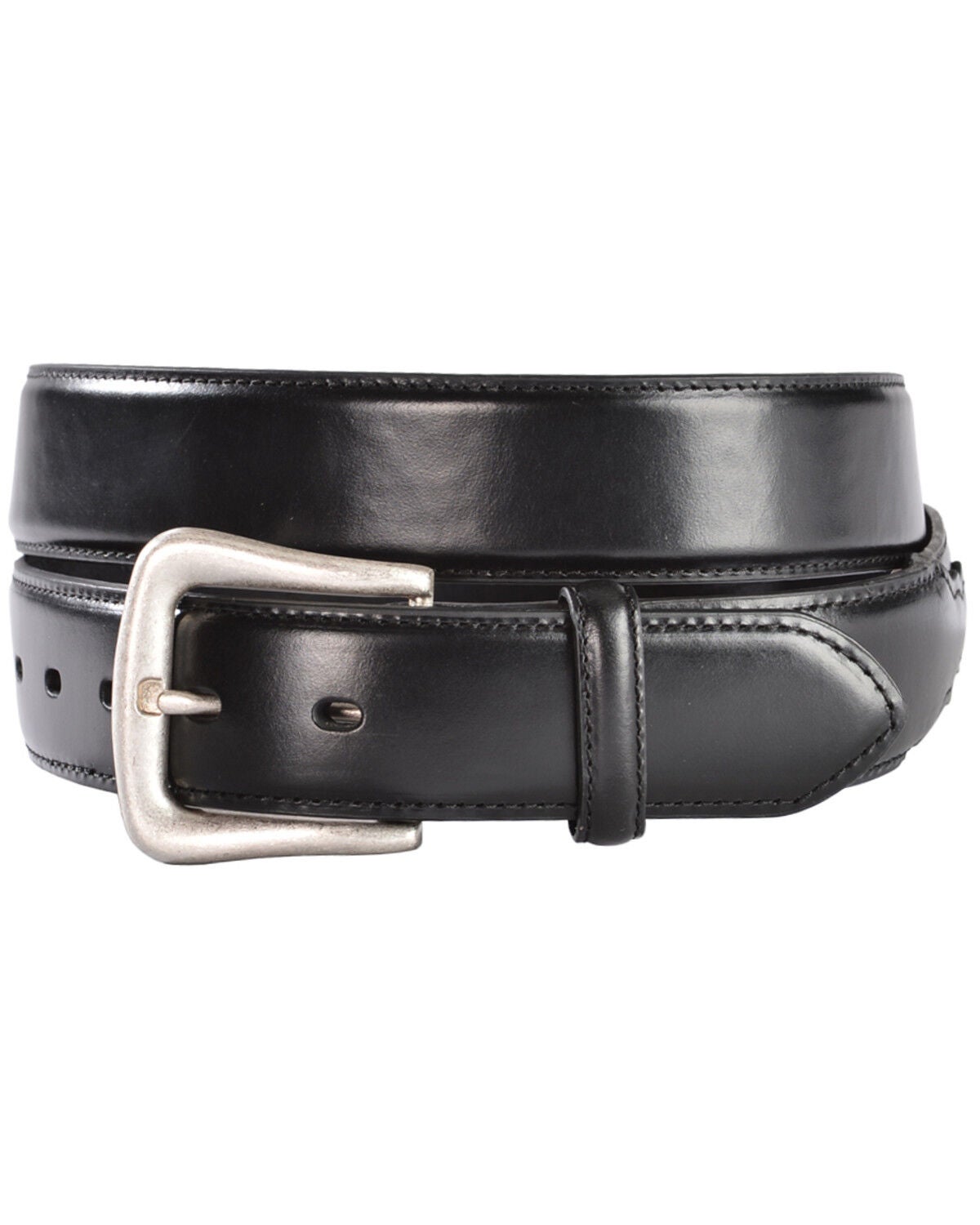 Nocona Men's Western Overlay Belt - Big, Black, hi-res