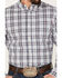 Image #3 - Cody James Men's Tonight Small Plaid Print Button-Down Western Shirt, White, hi-res