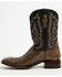 Image #3 - Cody James Men's Slyde Exotic Python Western Boots - Broad Square Toe, Brown, hi-res