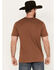 RANK 45® Men's Bull Shield Short Sleeve Graphic T-Shirt, Tan, hi-res