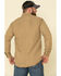 Image #2 - Ariat Men's Khaki FR Solid Featherlight Long Sleeve Work Shirt, Beige/khaki, hi-res