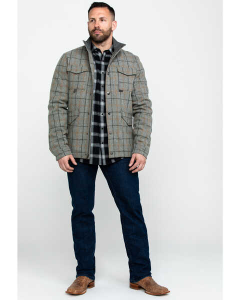 Image #6 - Powder River Outfitters Men's Heather Plaid Coat , , hi-res