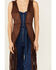 Image #3 - Shyanne Women's Faux Suede Long Fringe Vest, Dark Brown, hi-res