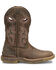 Image #2 - Double H Women's Ari Western Work Boots - Composite Toe, Brown, hi-res