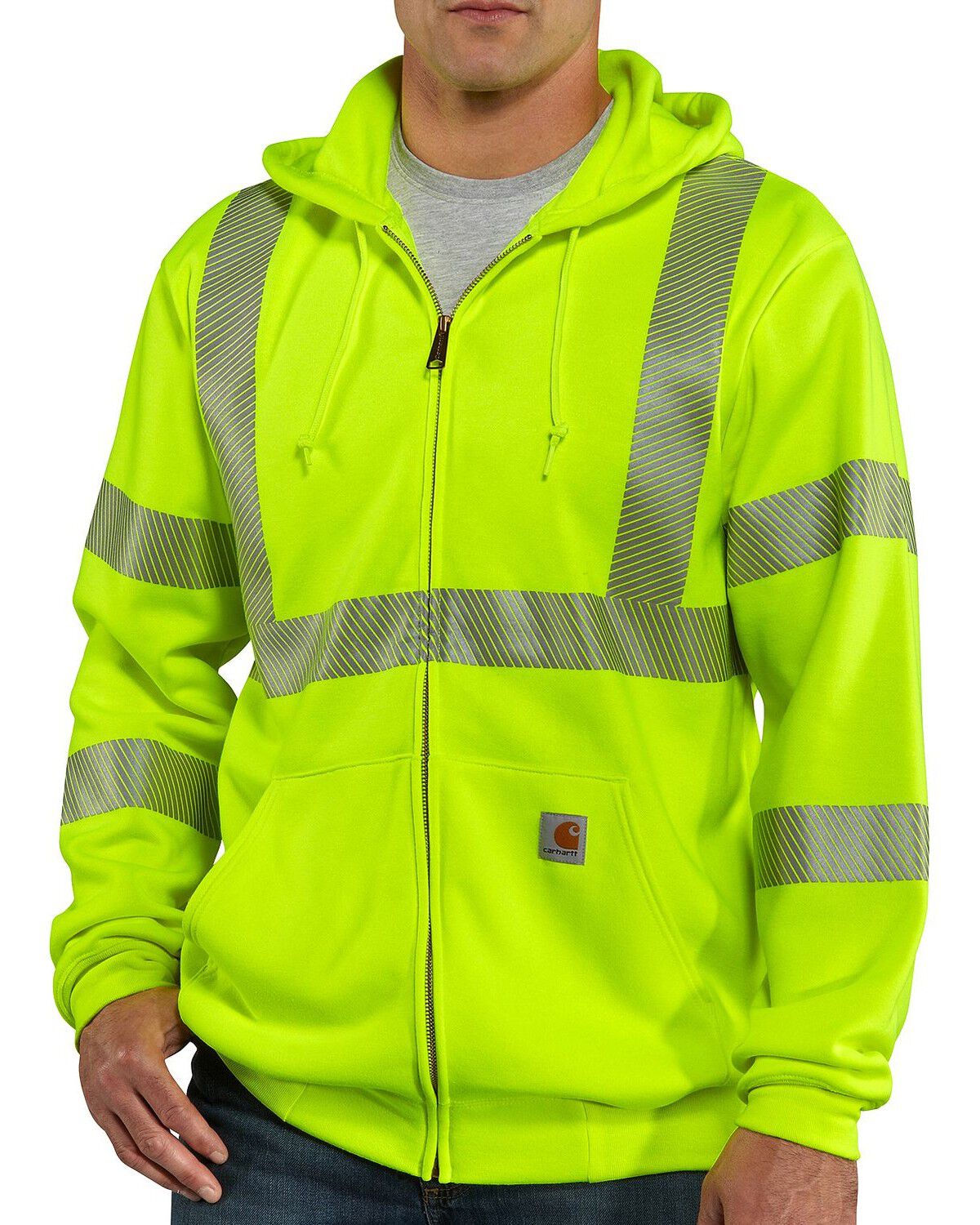 Carhartt hi sale vis hoodie orange