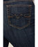 Image #2 - Ariat Women's Desiree Dark Wash Perfect Rise Bootcut Stretch Denim Jeans - Plus, Dark Wash, hi-res