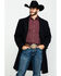Image #5 - Cripple Creek Men's Black Wool Melton Overcoat, , hi-res