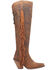 Image #2 - Dingo Women's Sky High Tall Western Boots - Pointed Toe, Brown, hi-res