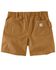Image #4 - Carhartt Women's Rugged Flex® Relaxed Fit Canvas Work Shorts - Plus, Brown, hi-res
