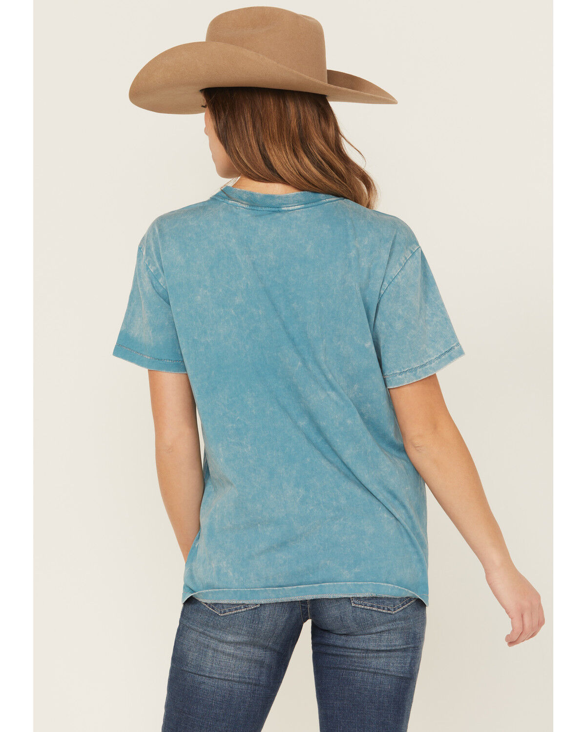 Image #4 - Shyanne Women's Home On The Range Short Sleeve Graphic Tee, Turquoise, hi-res