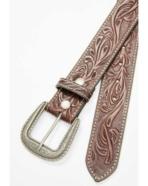 Image #2 - RANK 45® Men's Seed Bead Leather Belt , Multi, hi-res