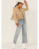 Image #3 - Understated Leather Women's Fearless Fringe Suede Jacket, Tan, hi-res
