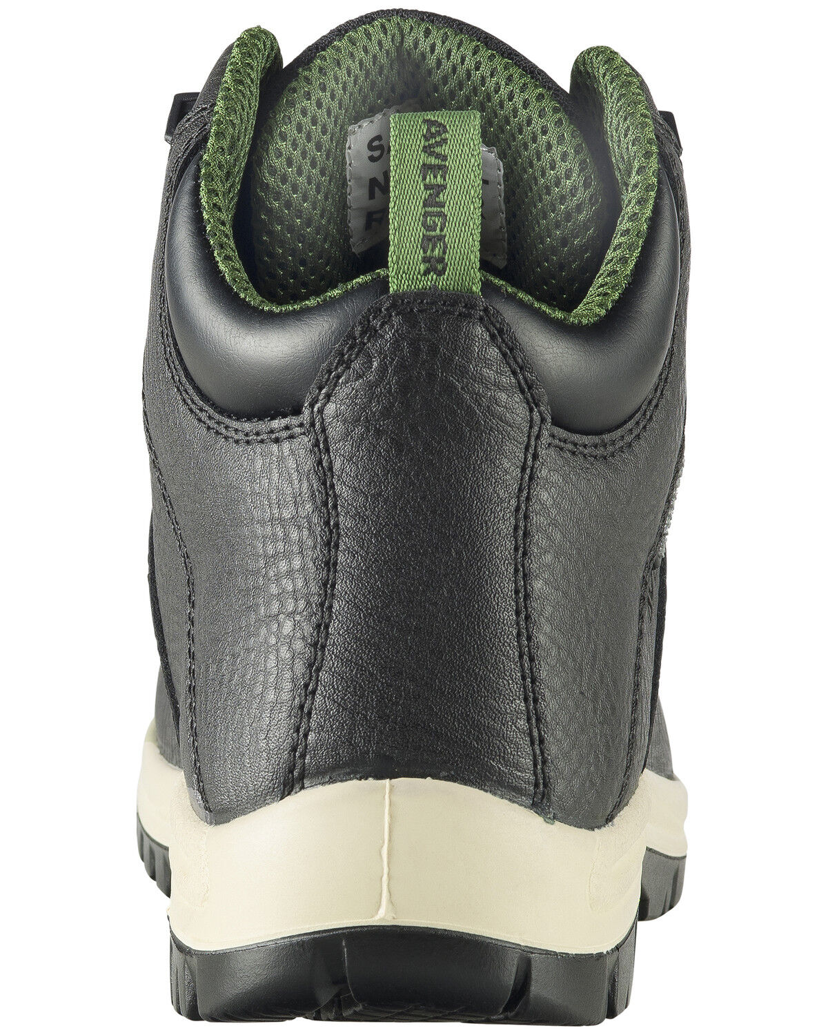 Image #4 - Avenger Men's Breaker Work Boots - Composite Toe, Black, hi-res