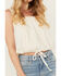 Image #3 - Free People Women's Because Of You Tank Top, Ivory, hi-res