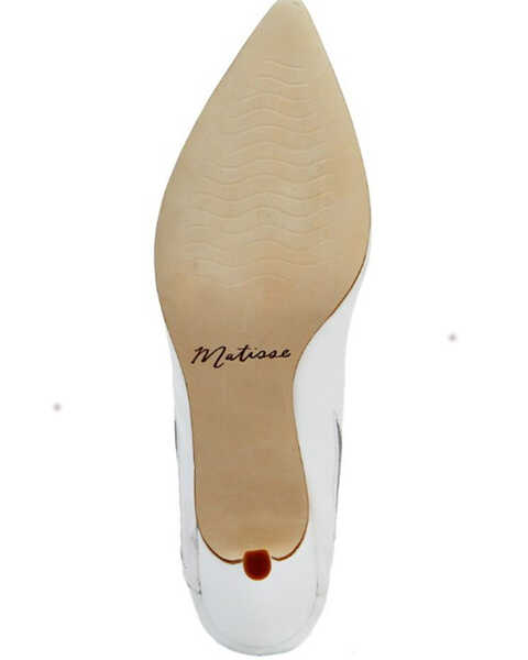 Image #7 - Matisse Women's Marcell Western Mules - Pointed Toe, White, hi-res