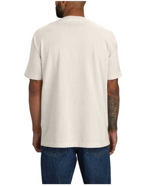 Image #2 - Carhartt Men's Loose Fit Heavyweight Eagle Short Sleeve Graphic T-Shirt - Tall , Oatmeal, hi-res