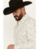 Image #2 - Rough Stock by Panhandle Men's Steer Head Print Long Sleeve Pearl Snap Western Shirt, Natural, hi-res