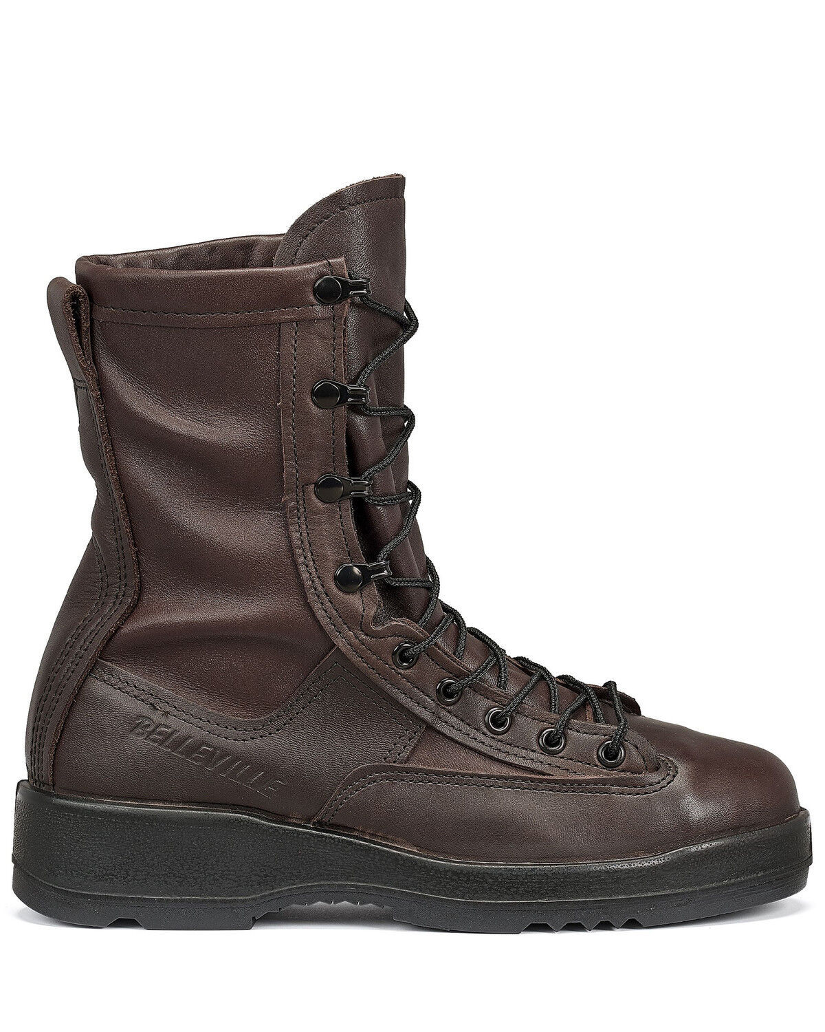 Image #2 - Belleville Men's Wet Weather Tactical Boots - Steel Toe, Chocolate, hi-res