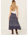 Image #3 - Gunit Women's Embroidered Midi Skirt, Navy, hi-res