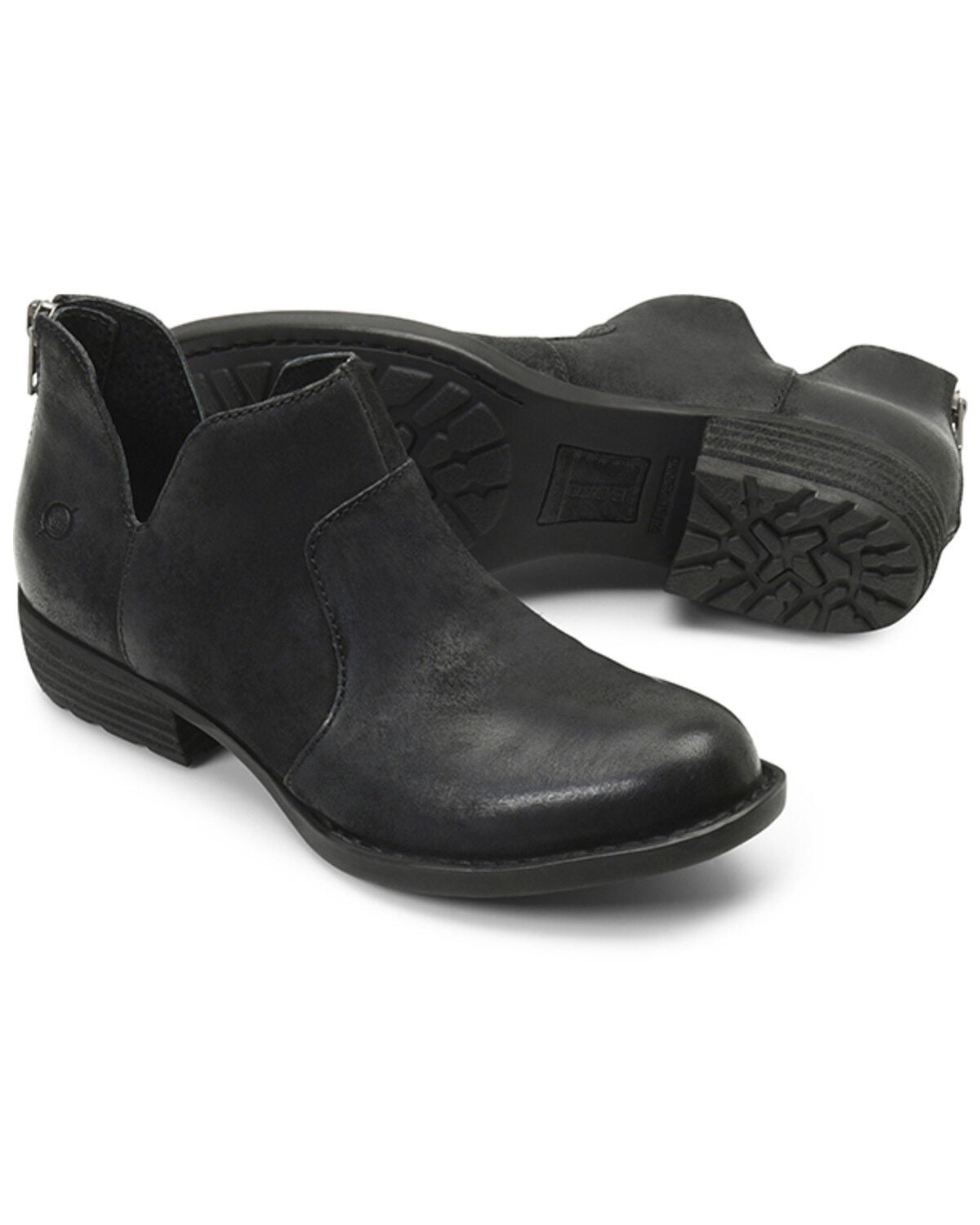 Image #4 - Born Women's Kerri Fashion Booties - Round Toe, Black, hi-res