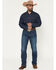 Image #1 - Wrangler X Cody Johnson Men's 02MWX Moonlight Dark Wash Slim Bootcut Stretch Denim Jeans - Tall, Dark Wash, hi-res